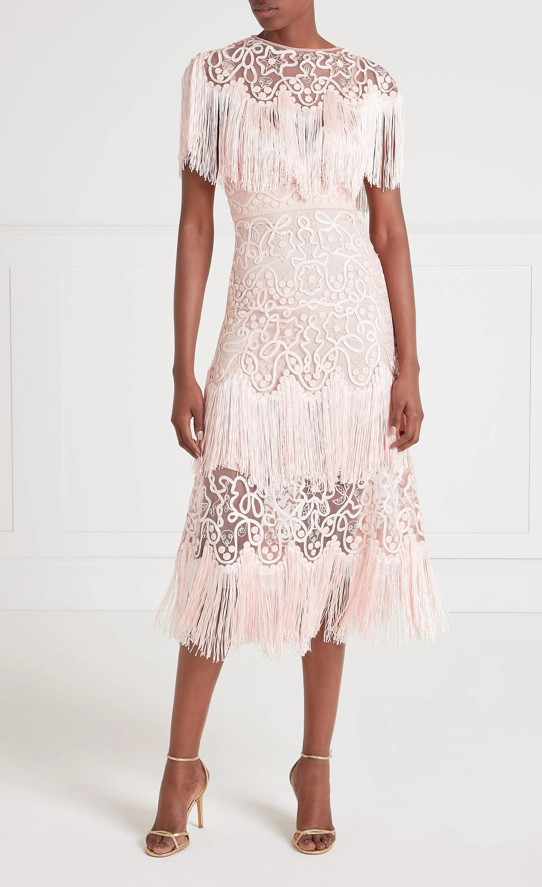 Cordelle Tassel Dress - Pink - Image 3