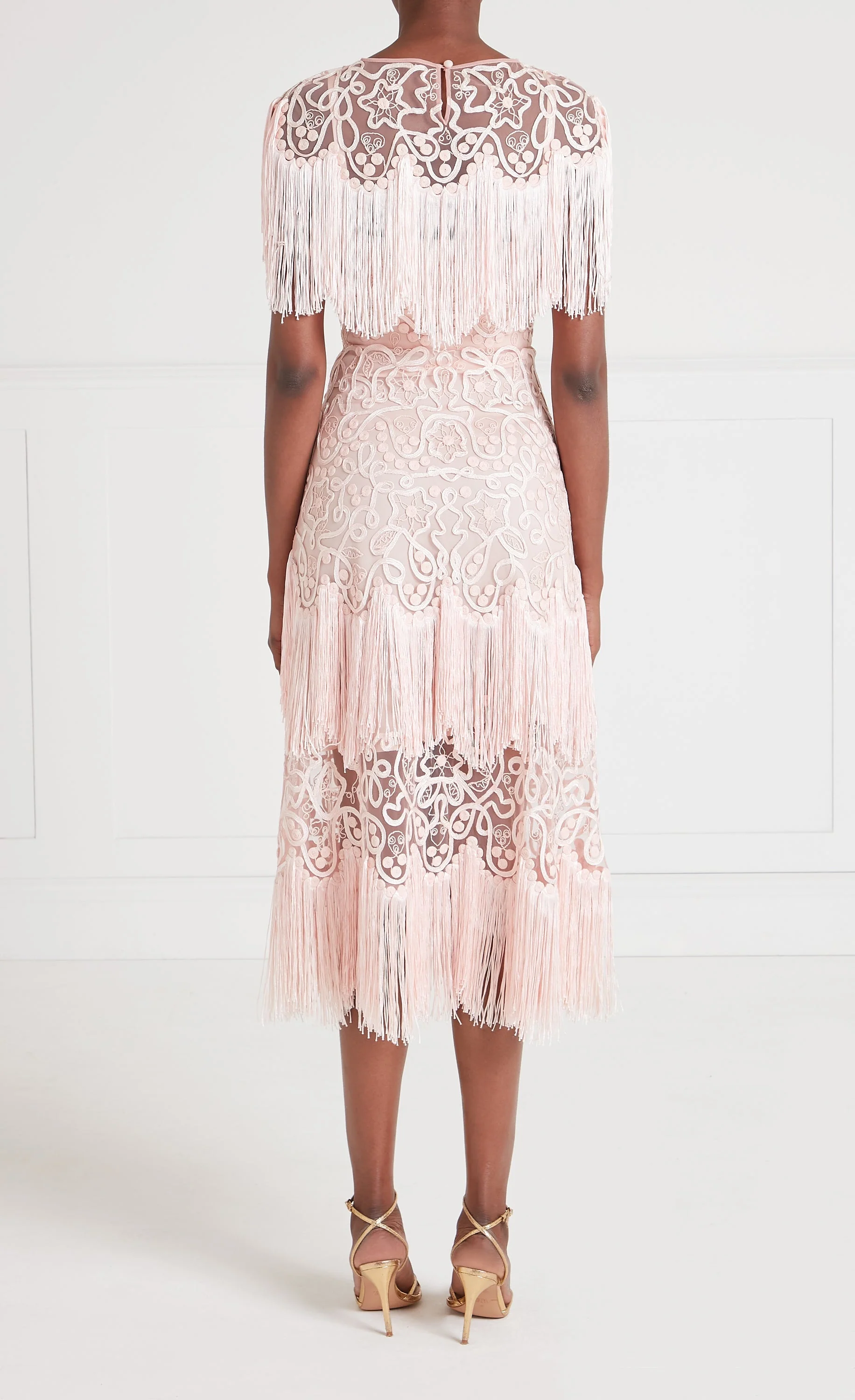 Cordelle Tassel Dress - Pink - Image 4