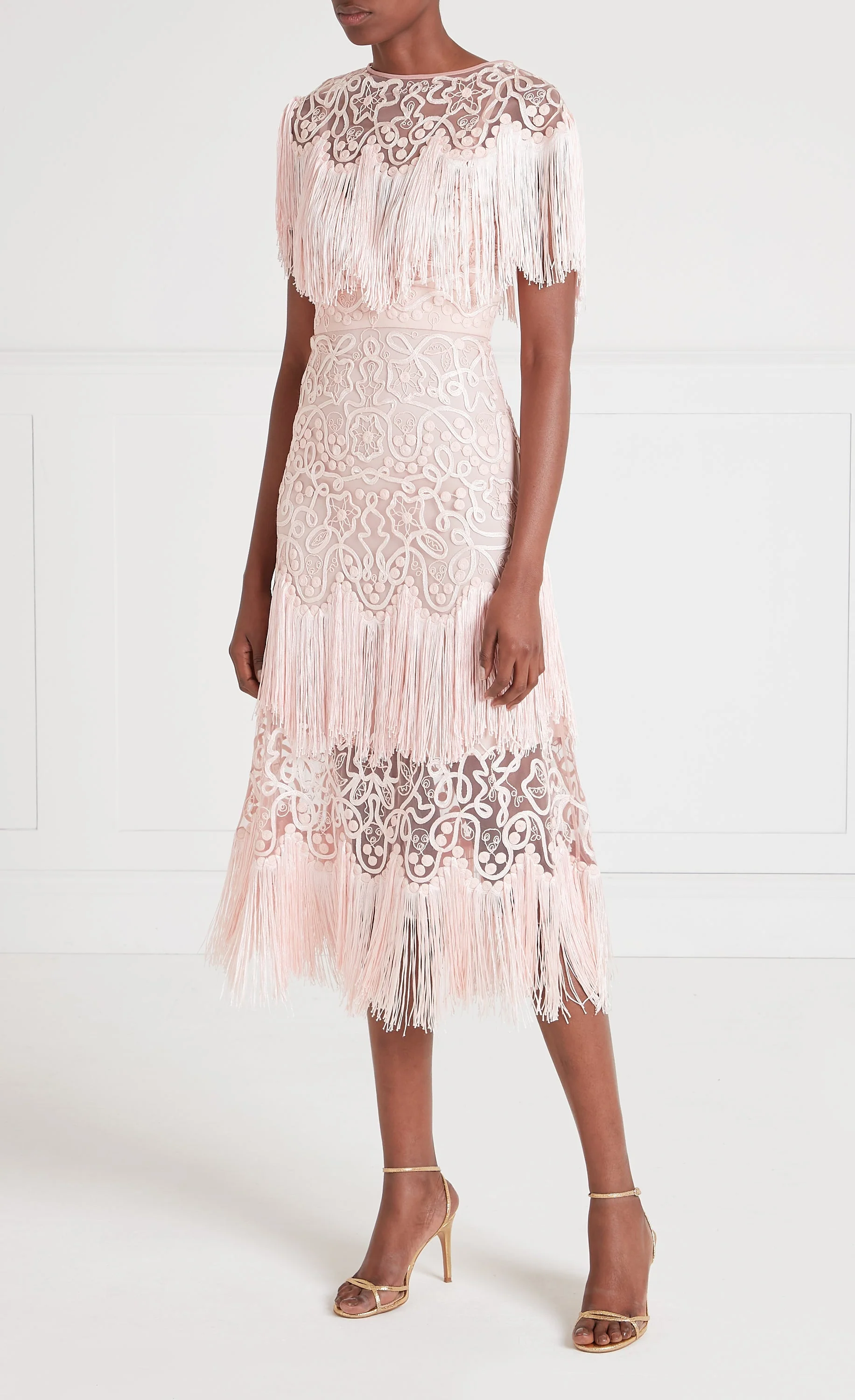 Cordelle Tassel Dress - Pink - Image 5