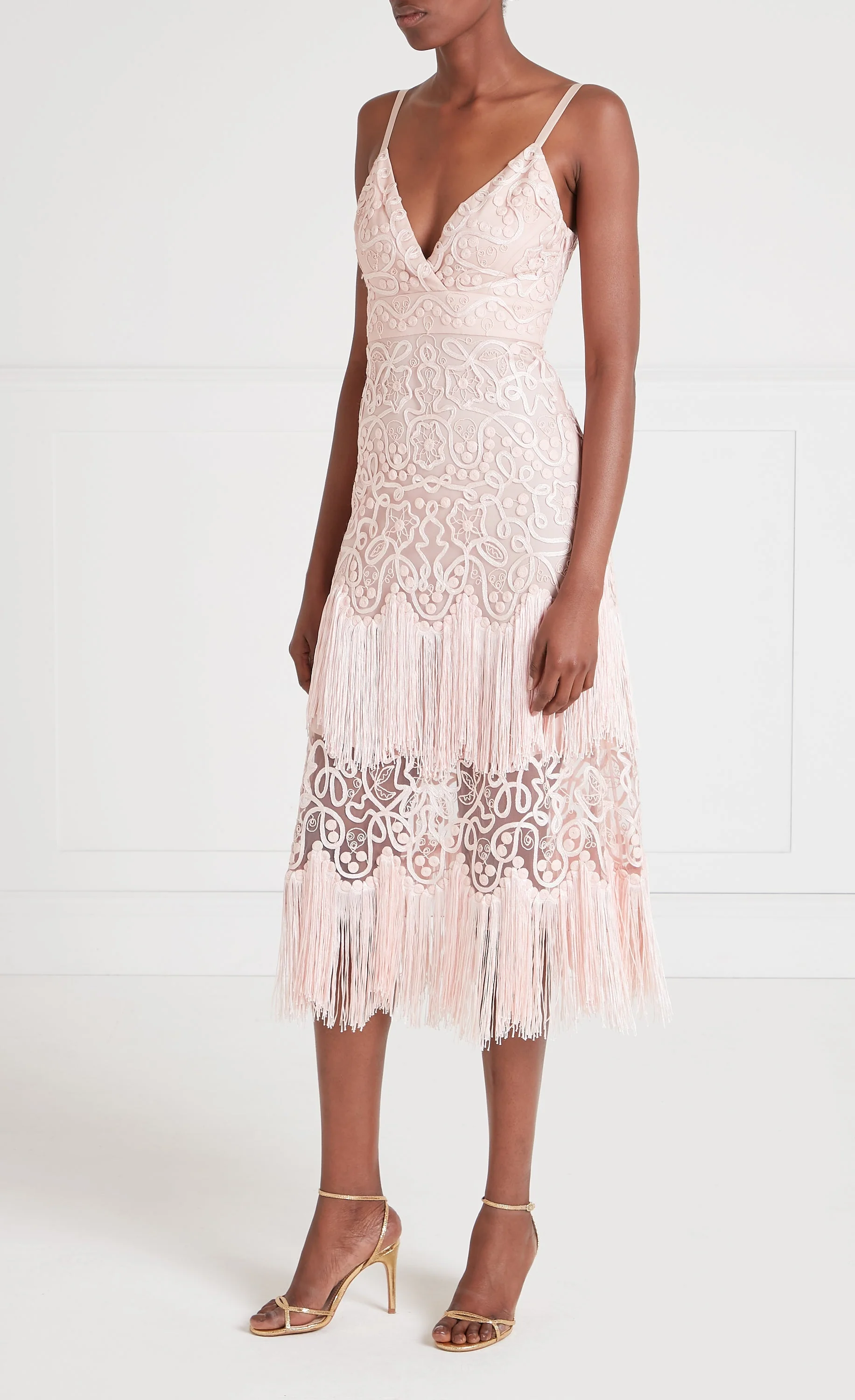 Cordelle Tassel Dress - Pink - Image 6