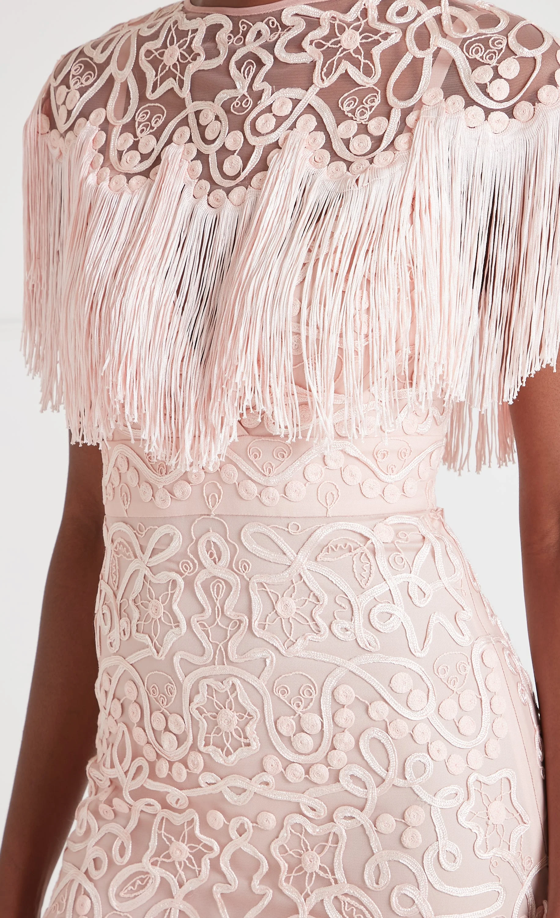 Cordelle Tassel Dress - Pink - Image 7