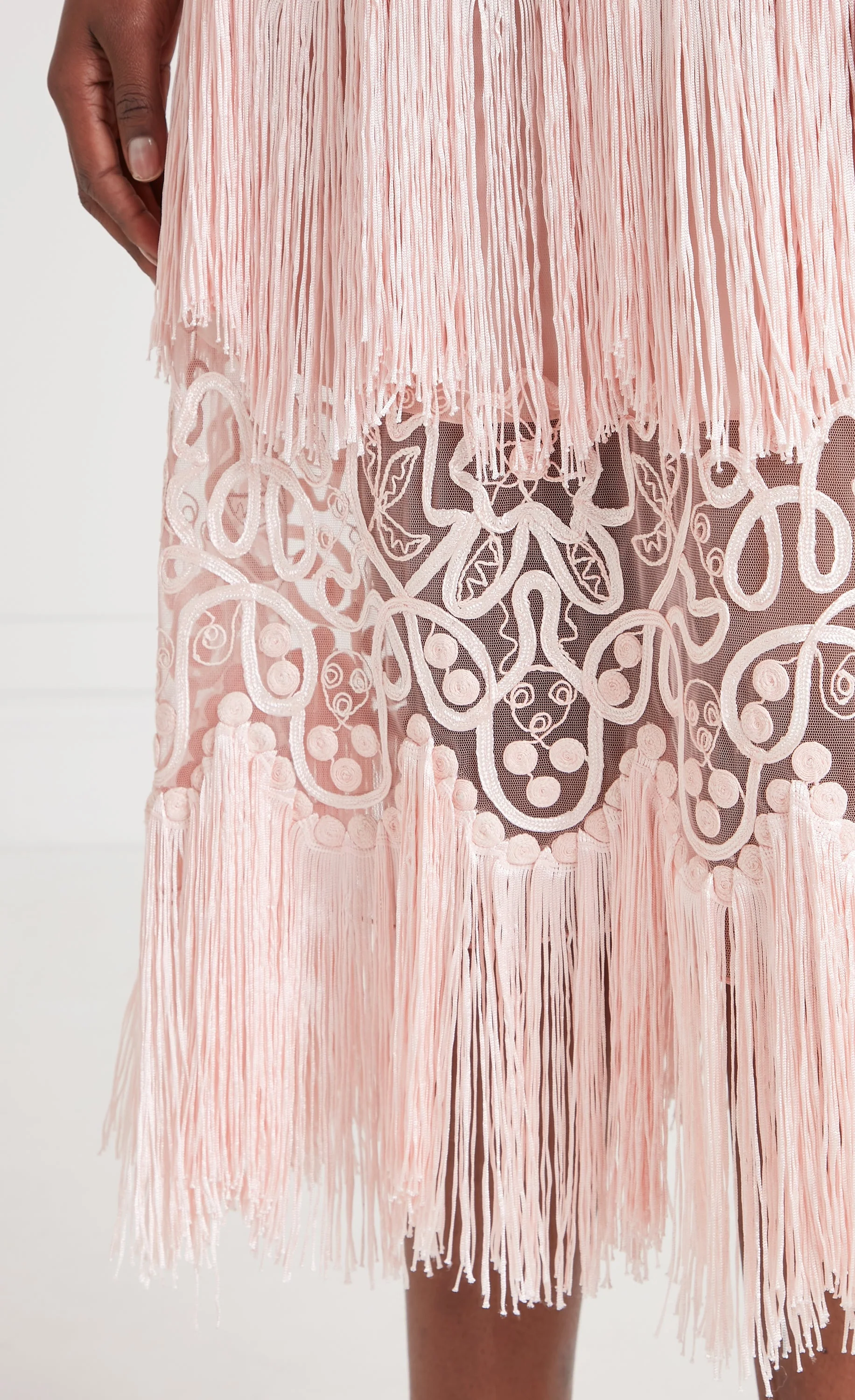 Cordelle Tassel Dress - Pink - Image 8
