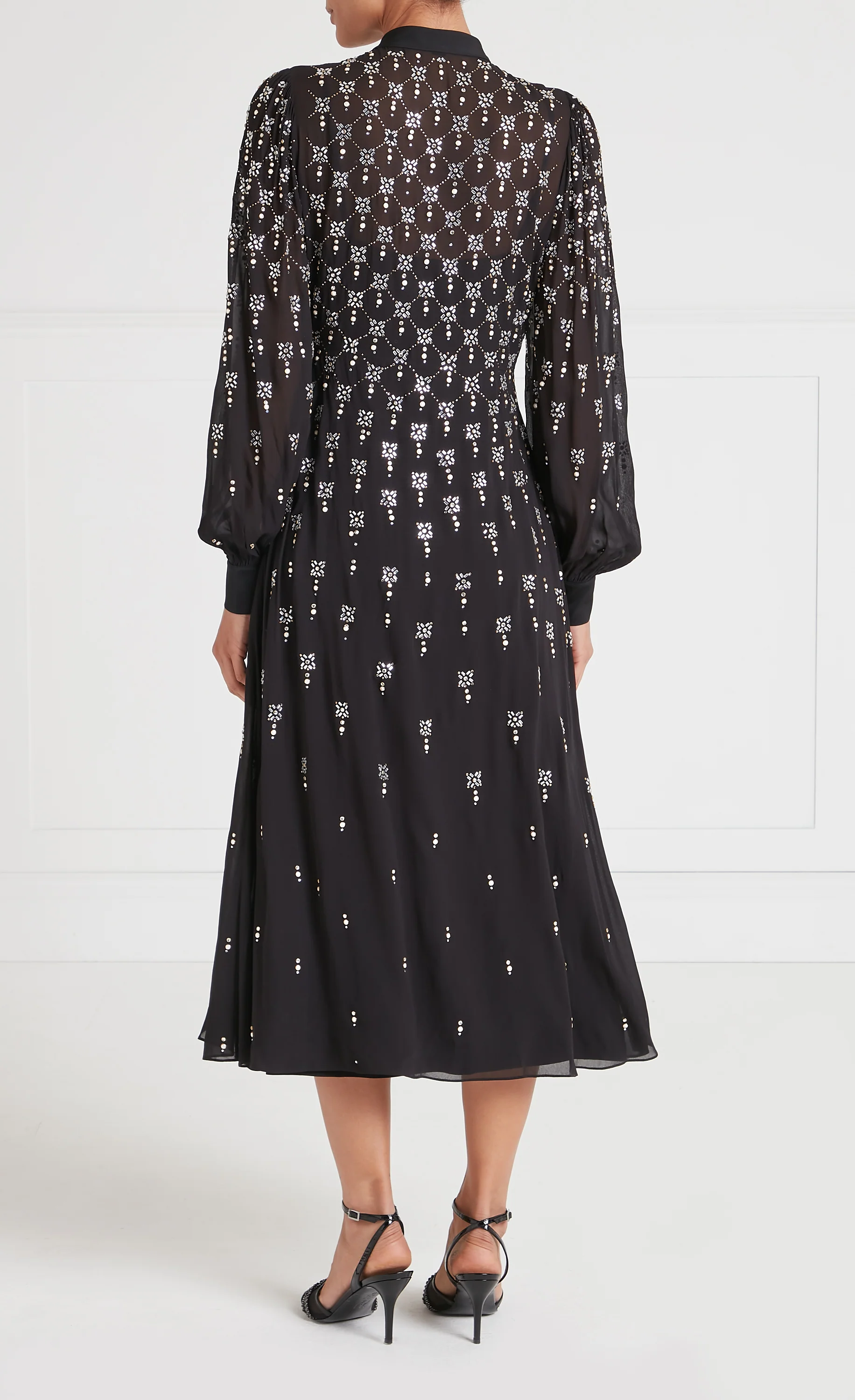 Gallantry Shirt Dress - Black - Image 4
