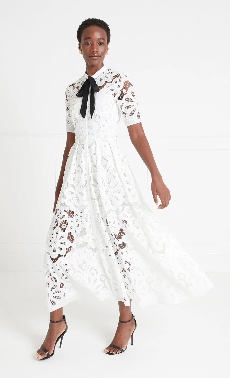Guinevere Shirt Dress - White - Image 3