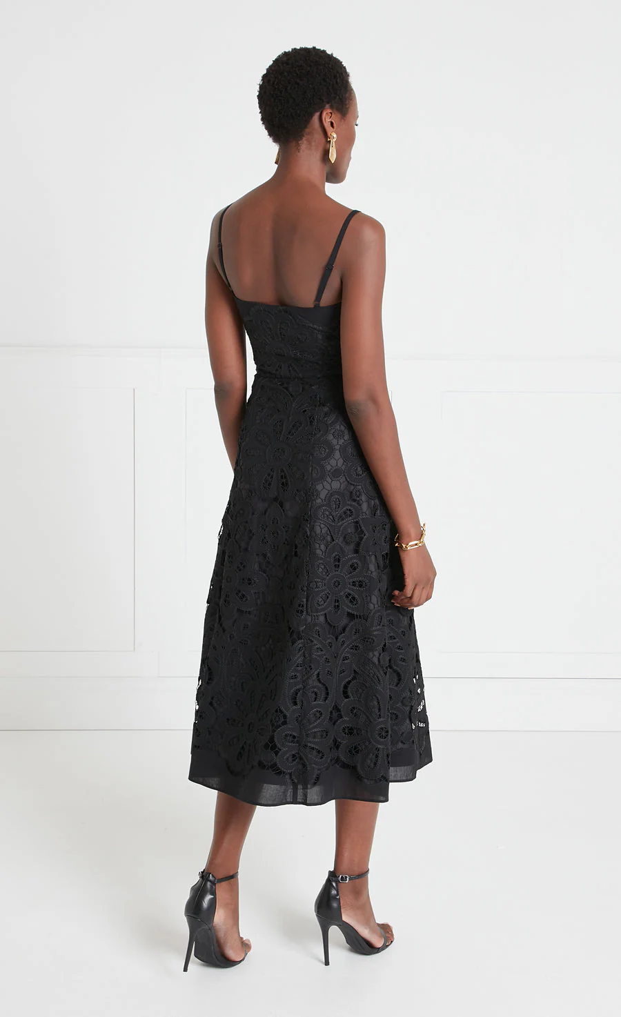 Guinevere Strappy Dress - Black - Image 4