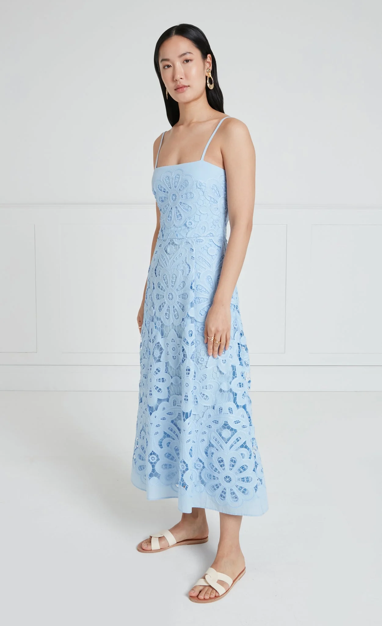 Guinevere Strappy Dress - Blue - Image 3