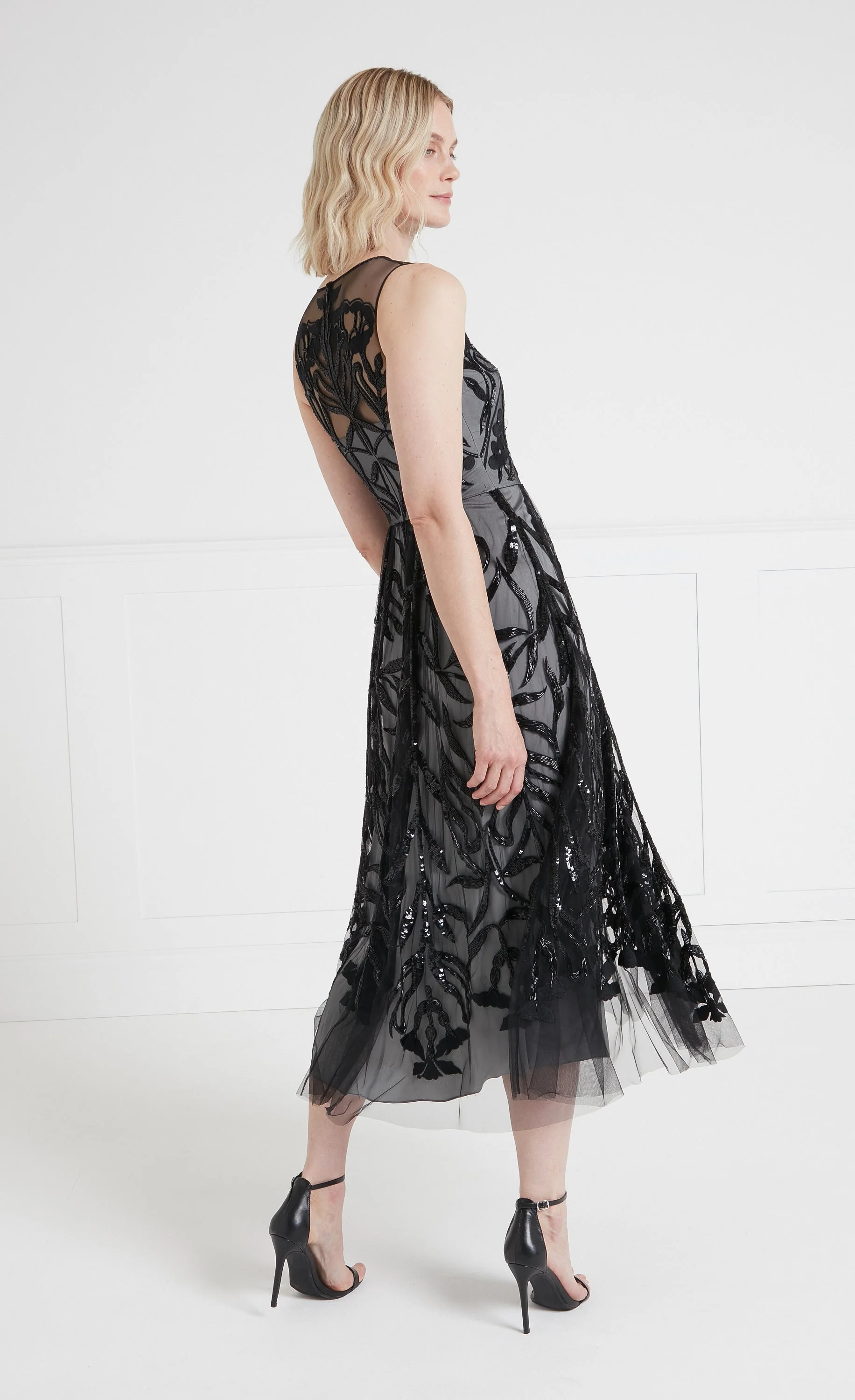 Inez Cocktail Dress - Black - Image 4