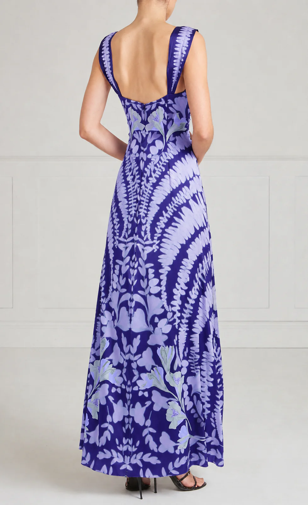 Ivy Strappy Gown - Lavender Blue - Image 3
