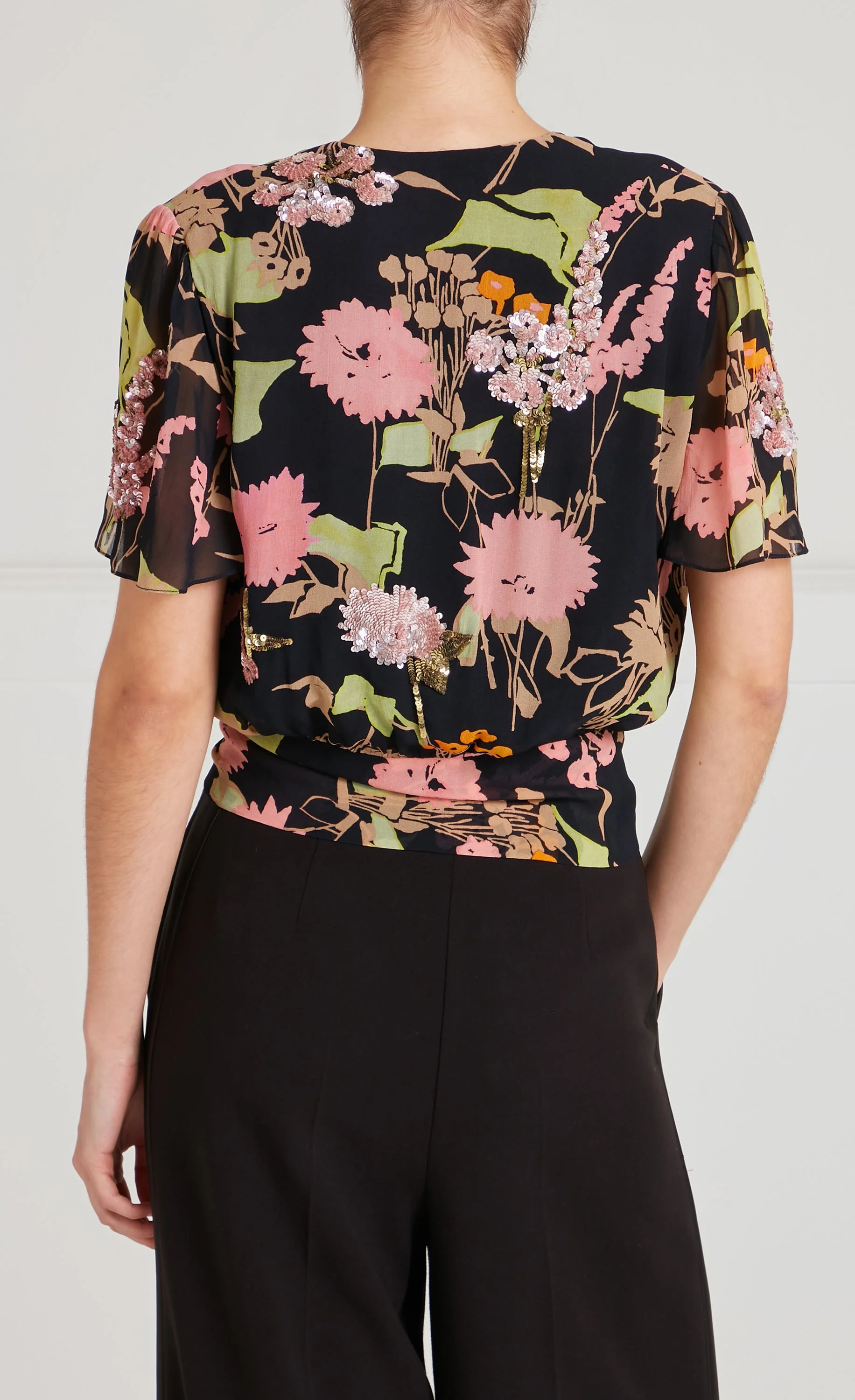 Maisie Blouse - Black Mix - Image 5