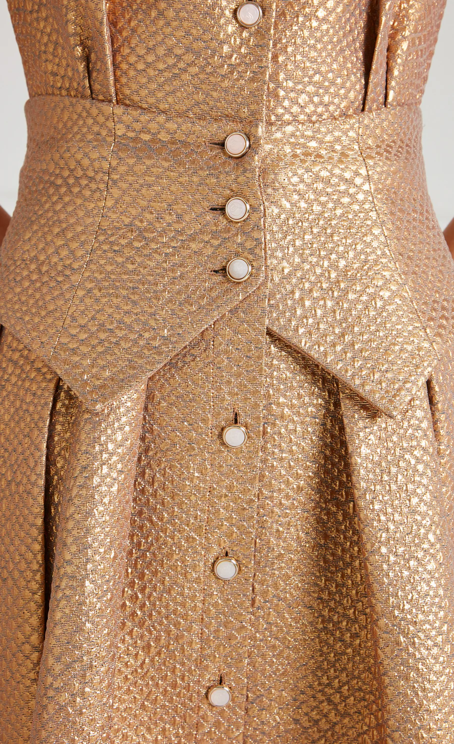 Rita Shirt Dress - Gold - Image 10
