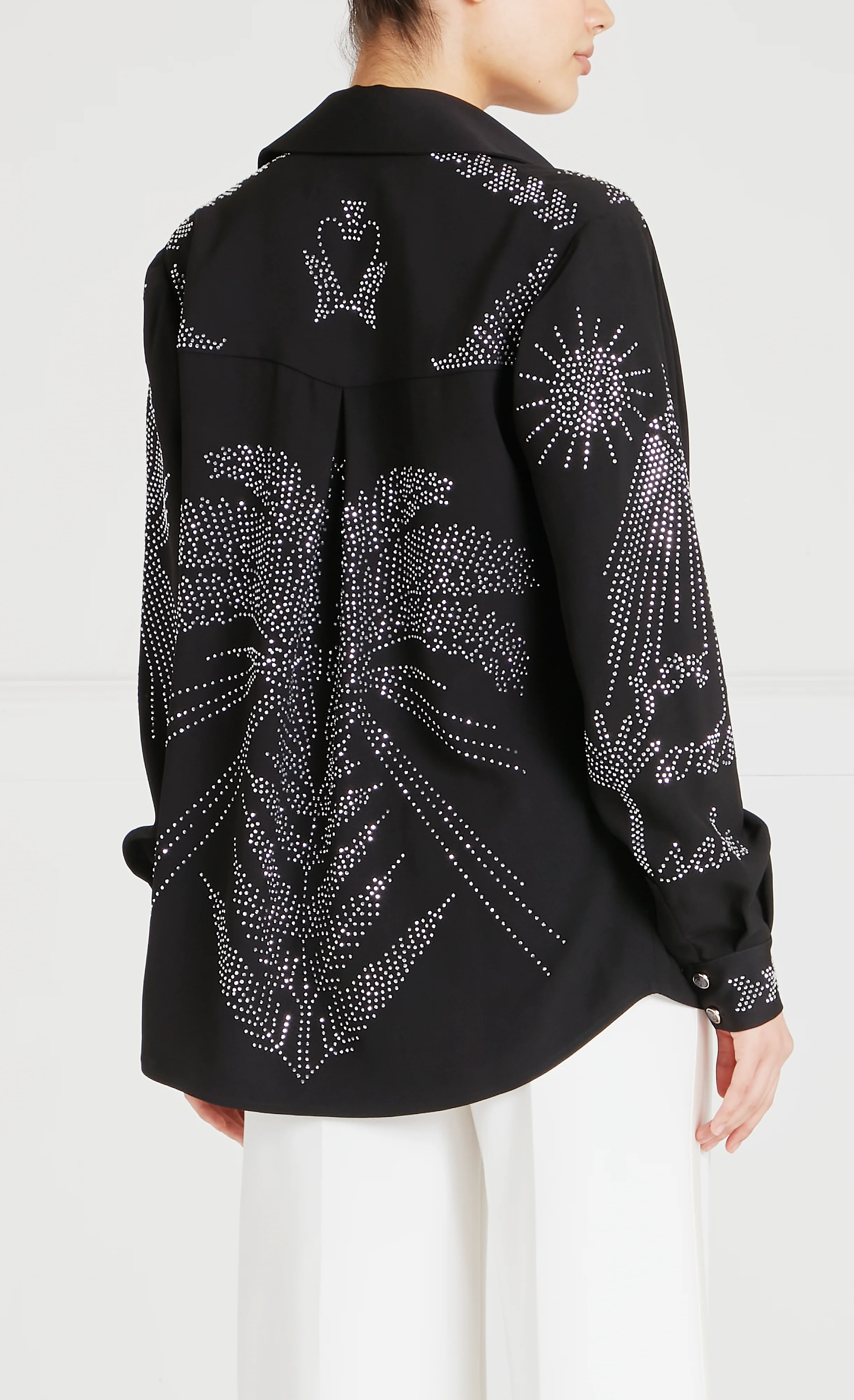 Villanelle Shirt Jacket - Black - Image 4
